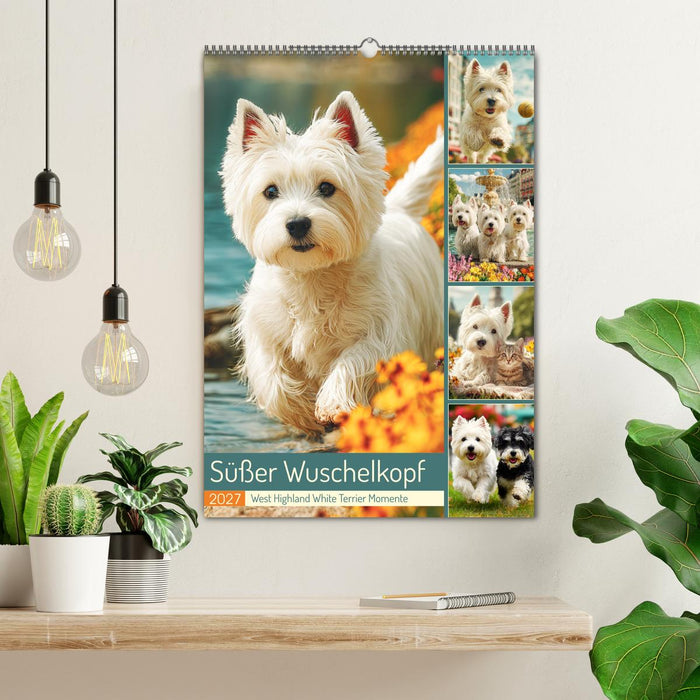 Süßer Wuschelkopf. West Highland White Terrier Momente (CALVENDO Wandkalender 2027)