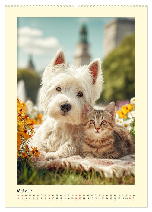 Süßer Wuschelkopf. West Highland White Terrier Momente (CALVENDO Premium Wandkalender 2027)