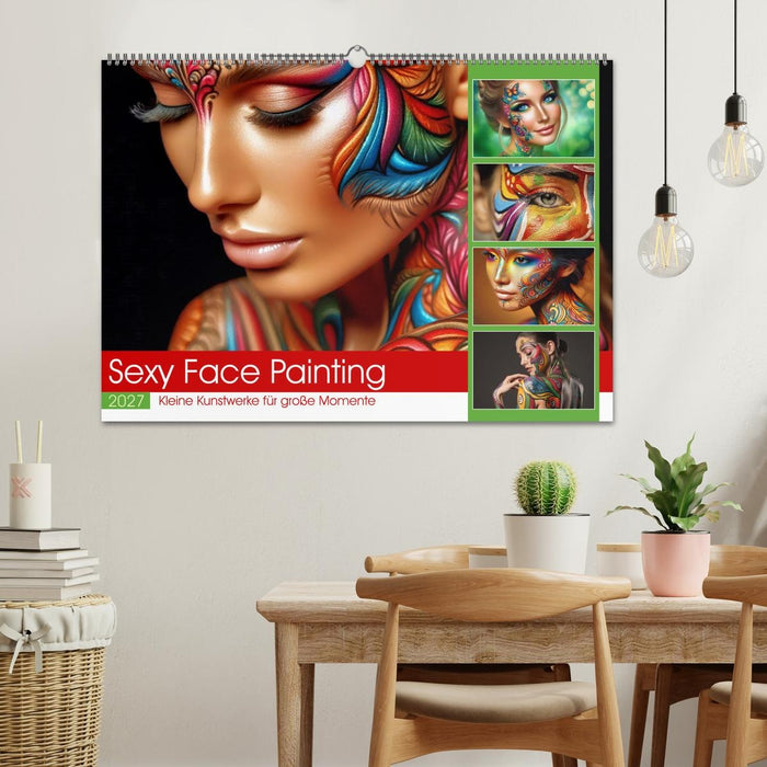Sexy Face Painting (CALVENDO Wandkalender 2027)