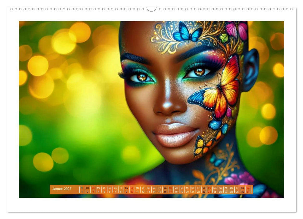 Sexy Face Painting (CALVENDO Wandkalender 2027)