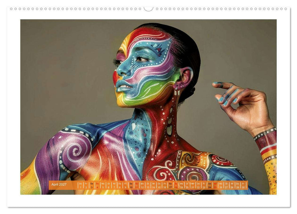 Sexy Face Painting (CALVENDO Wandkalender 2027)