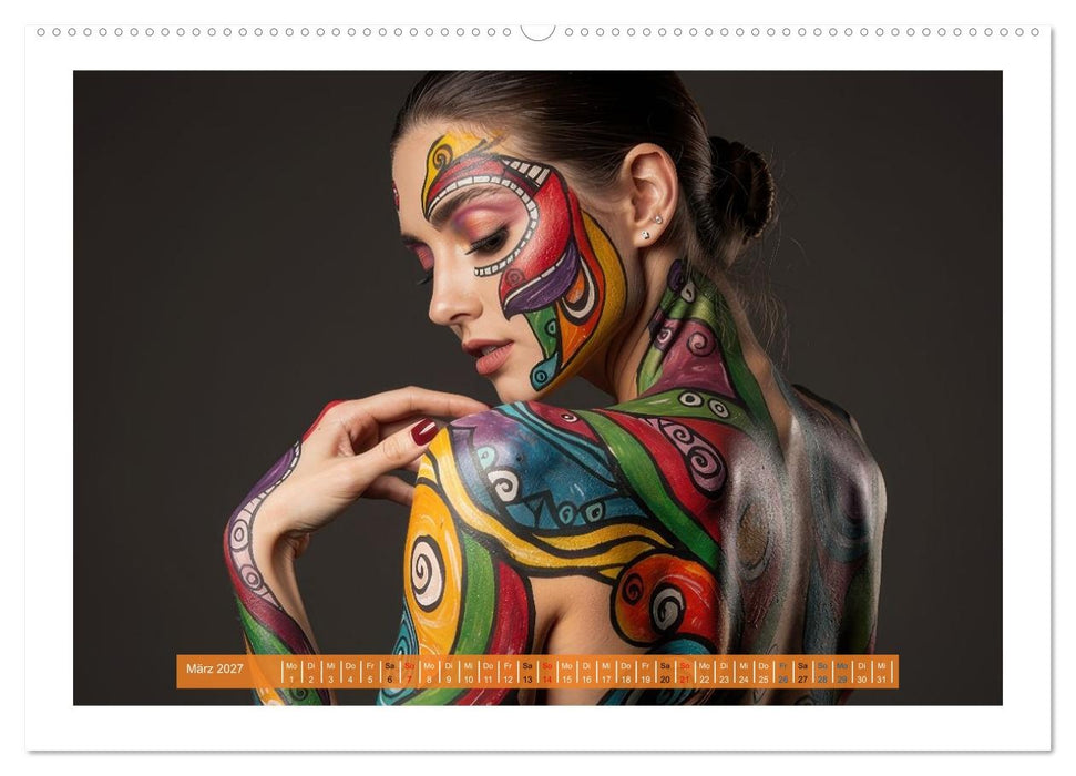 Sexy Face Painting (CALVENDO Premium Wandkalender 2027)