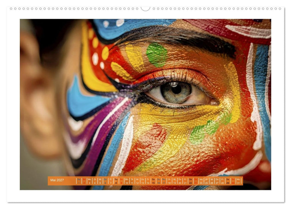 Sexy Face Painting (CALVENDO Premium Wandkalender 2027)
