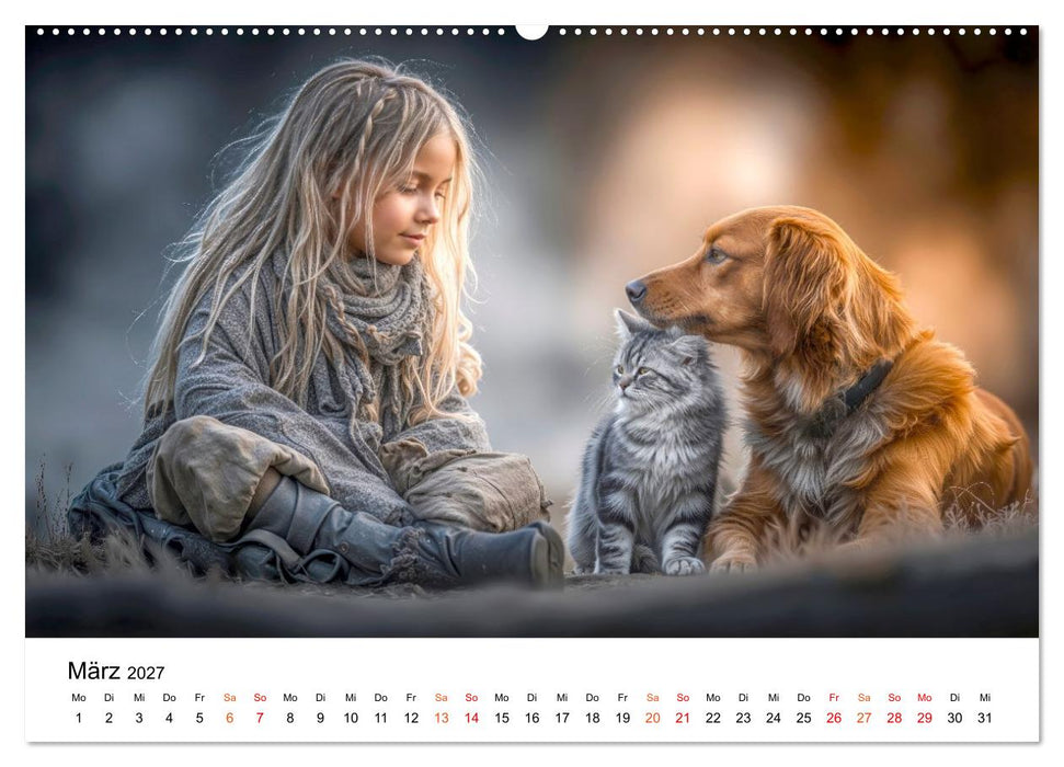 Kinder. Landkinder - Lebendig. Frei. Glücklich. (CALVENDO Premium Wandkalender 2027)