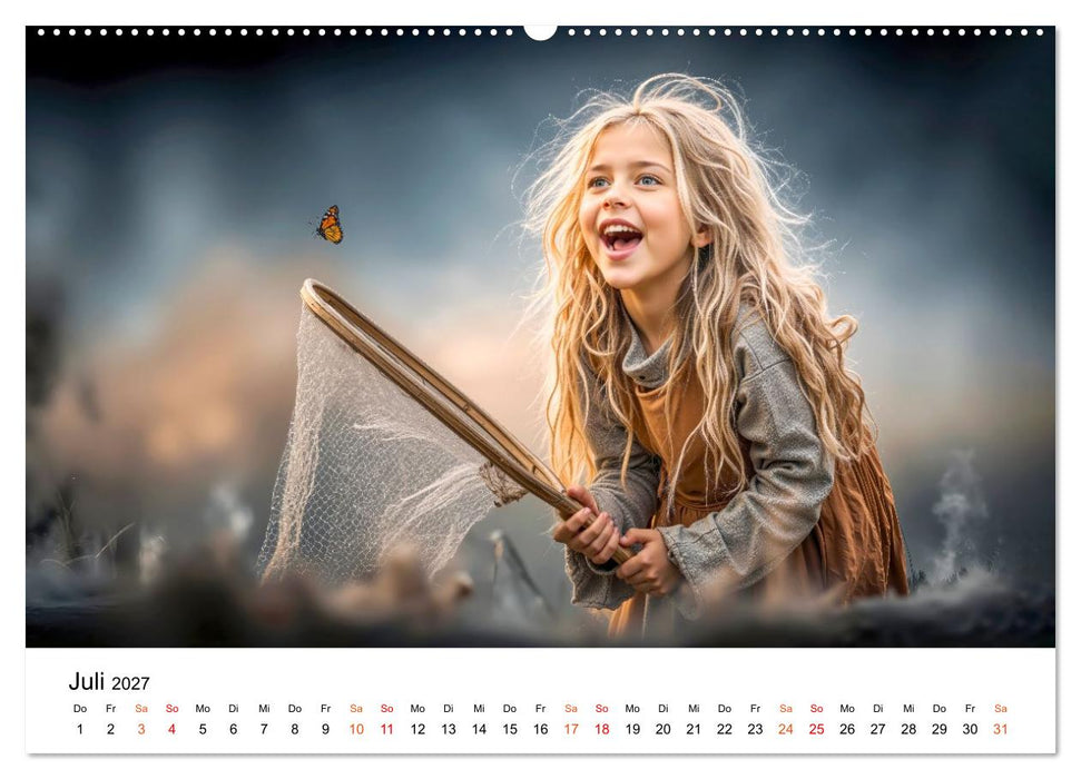 Kinder. Landkinder - Lebendig. Frei. Glücklich. (CALVENDO Premium Wandkalender 2027)