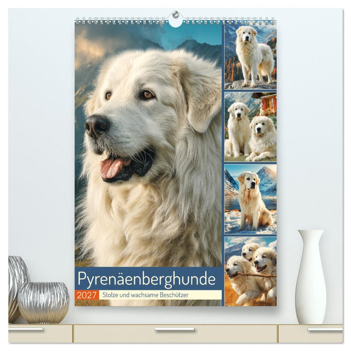 Pyrenäenberghunde. Stolze und wachsame Beschützer (CALVENDO Premium Wandkalender 2027)