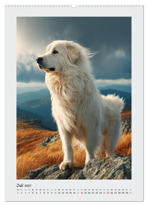 Pyrenäenberghunde. Stolze und wachsame Beschützer (CALVENDO Premium Wandkalender 2027)