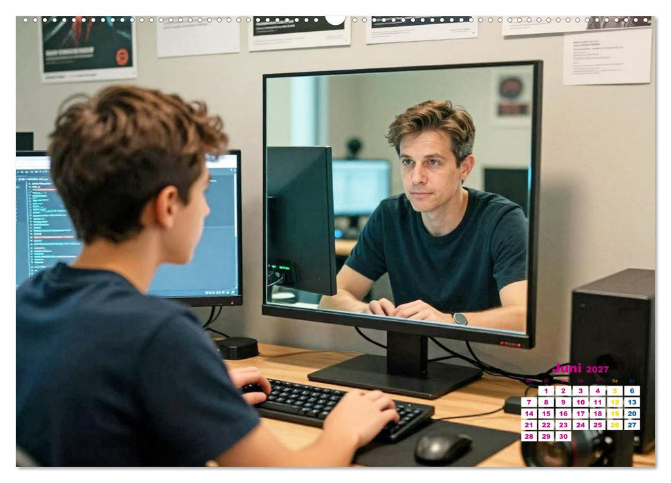 Zukunft im Spiegelbild - Träume verändern sich nicht, sie reifen (CALVENDO Wandkalender 2027)