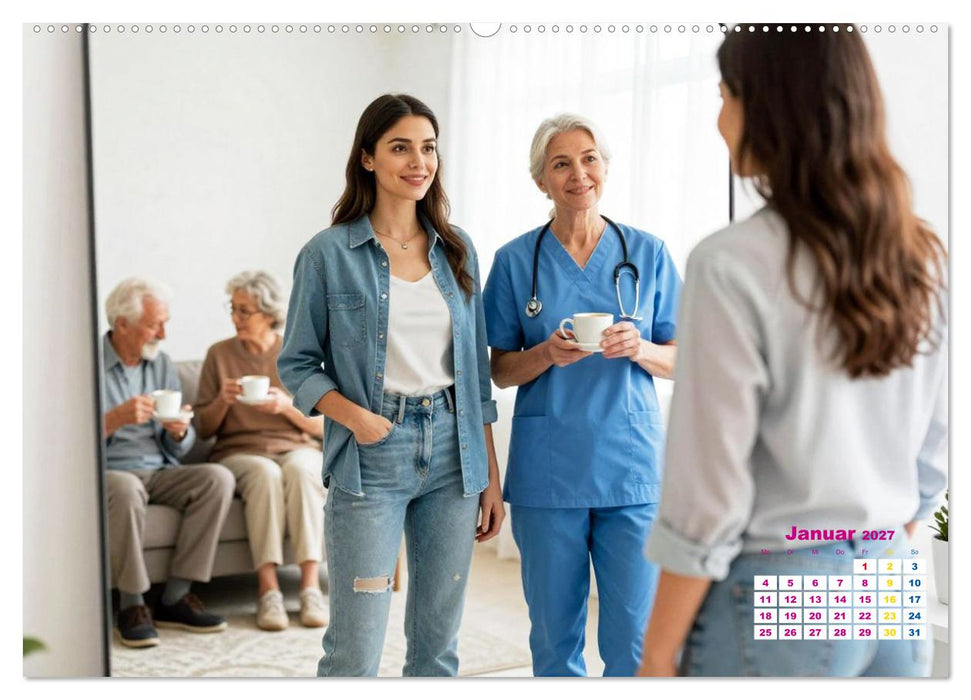 Zukunft im Spiegelbild - Träume verändern sich nicht, sie reifen (CALVENDO Premium Wandkalender 2027)