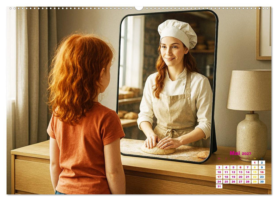 Zukunft im Spiegelbild - Träume veränden sich nicht, sie reifen (CALVENDO Premium Wandkalender 2027)