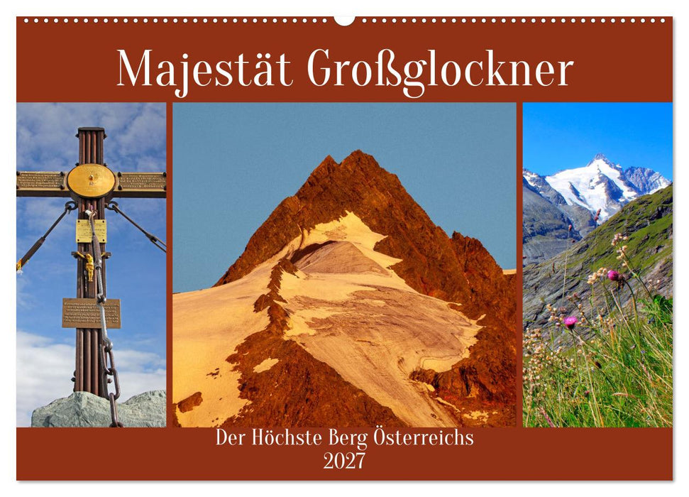 Majestät Großglockner (CALVENDO Wandkalender 2027)