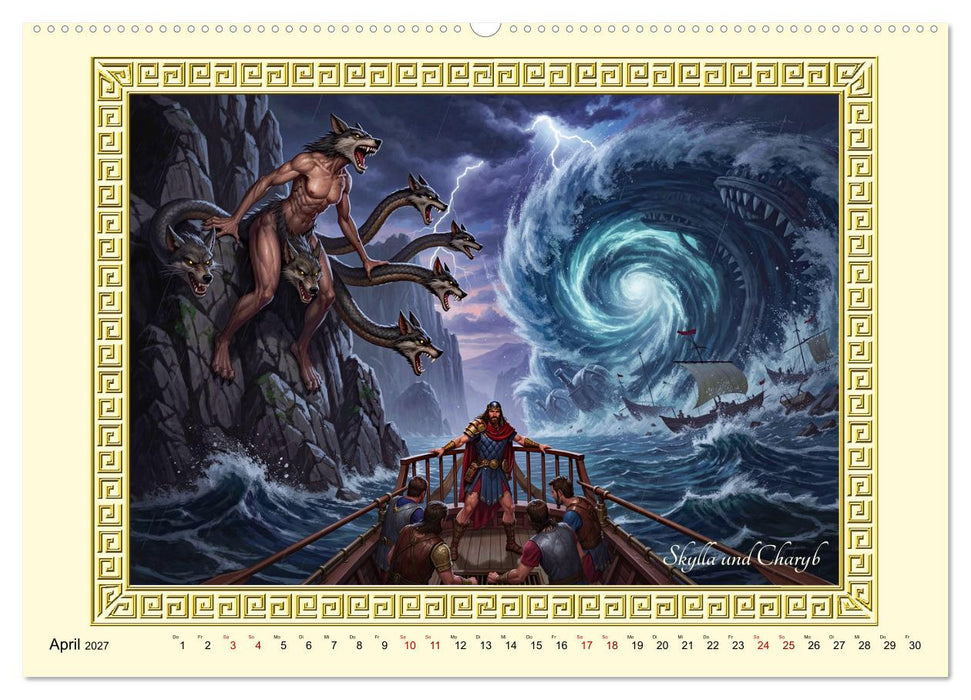 Ungeheuer der griechischen Mythologie (CALVENDO Wandkalender 2027)