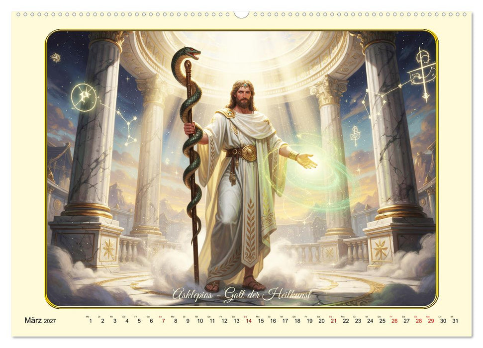 Griechische Gottheiten des Guten (CALVENDO Wandkalender 2027)