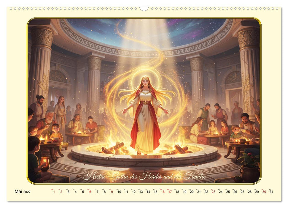 Griechische Gottheiten des Guten (CALVENDO Wandkalender 2027)