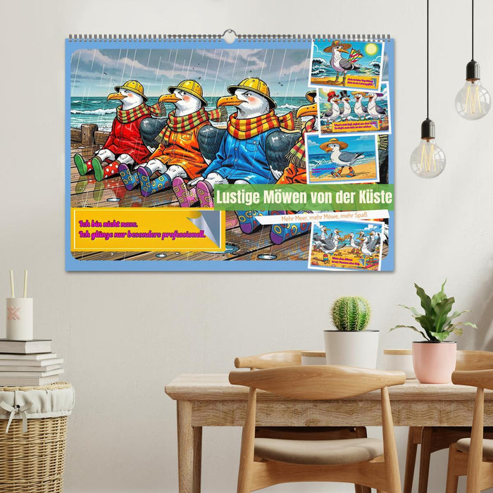 Lustige Möwen von der Küste (CALVENDO Wandkalender 2027)