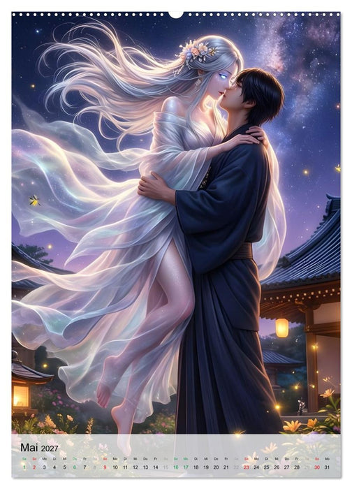 Verbotene Küsse mit Yokai (CALVENDO Premium Wandkalender 2027)