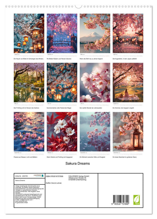 Sakura Dreams (CALVENDO Premium Wandkalender 2027)