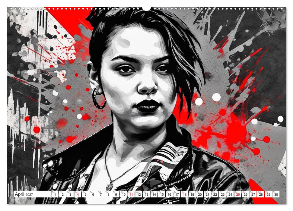 Daphne’s Habitats, the Graphic Worlds of a Digital Muse (CALVENDO Monthly Calendar 2027)