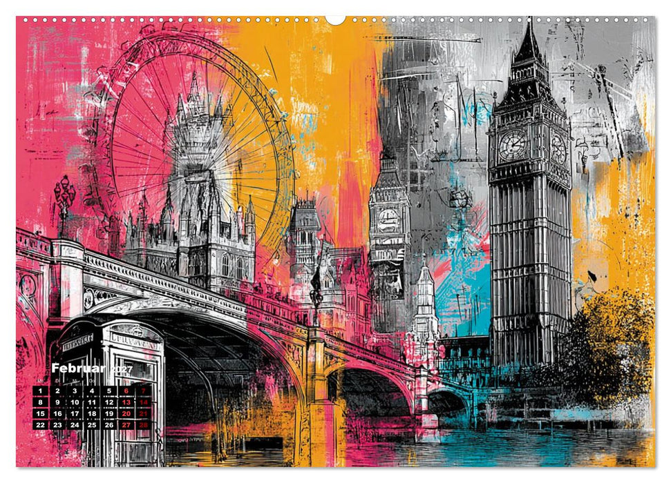 Popart Visionen (CALVENDO Wandkalender 2027)
