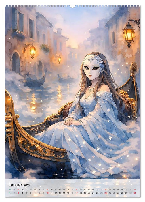 Venezianische Träume (CALVENDO Premium Wandkalender 2027)