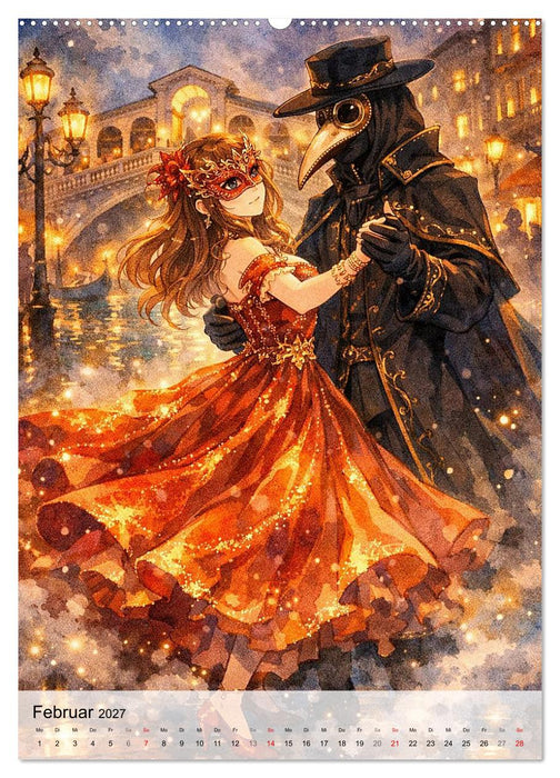 Venezianische Träume (CALVENDO Premium Wandkalender 2027)