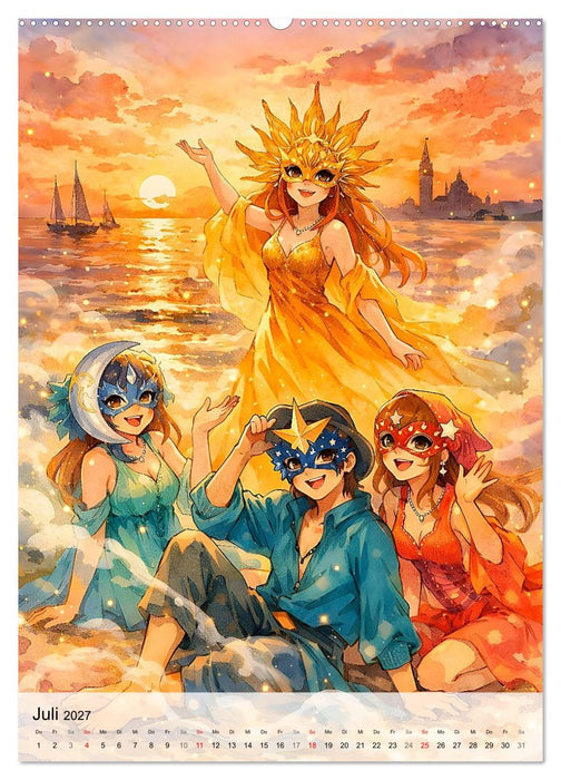 Venezianische Träume (CALVENDO Premium Wandkalender 2027)