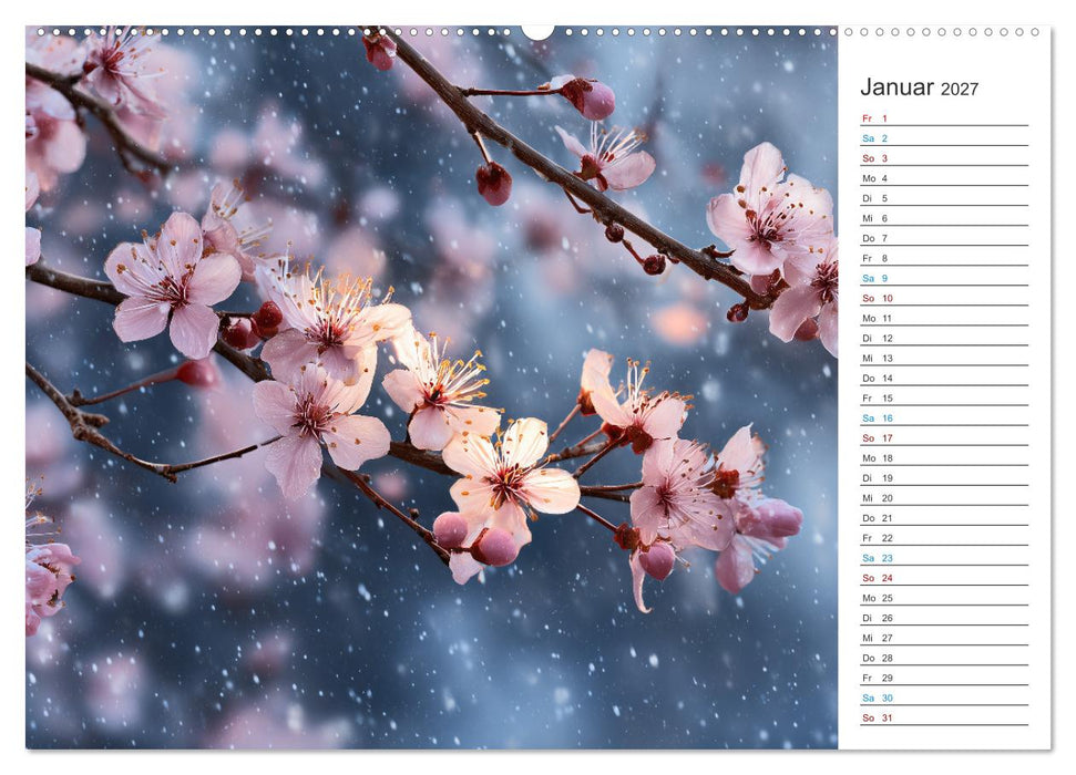 Japanische Kirschblüte (CALVENDO Wandkalender 2027)
