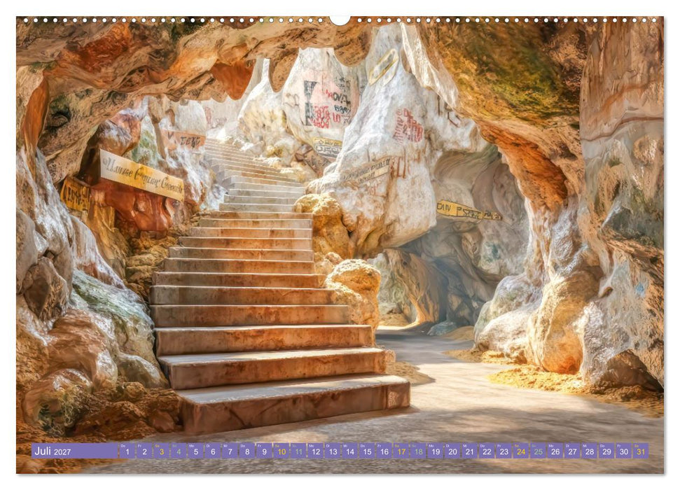 Treppenlabyrinthe – Die Suche nach dem Weg (CALVENDO Premium Wandkalender 2027)