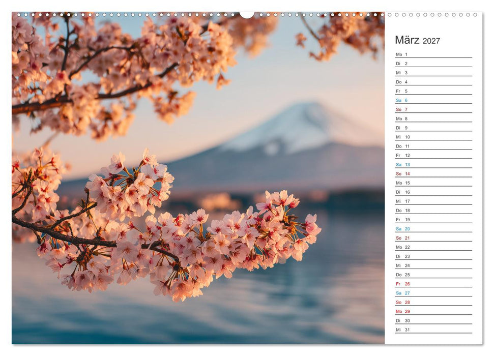 Japanische Kirschblüte (CALVENDO Premium Wandkalender 2027)