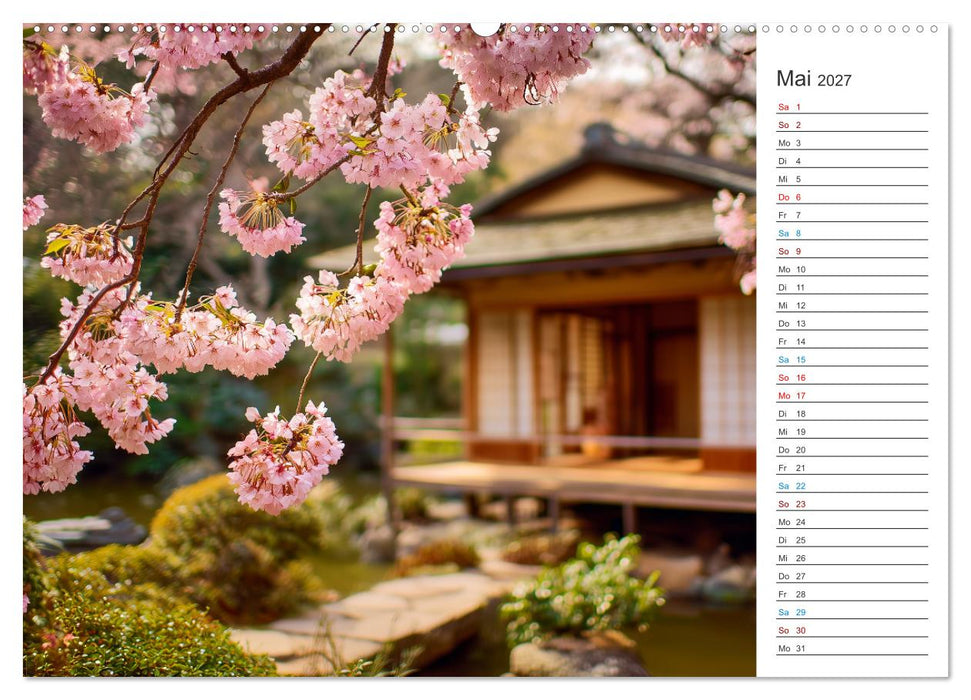Japanische Kirschblüte (CALVENDO Premium Wandkalender 2027)