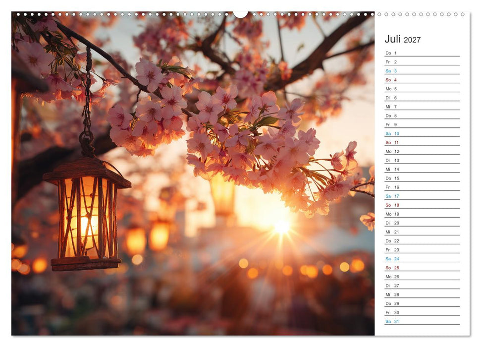 Japanische Kirschblüte (CALVENDO Premium Wandkalender 2027)