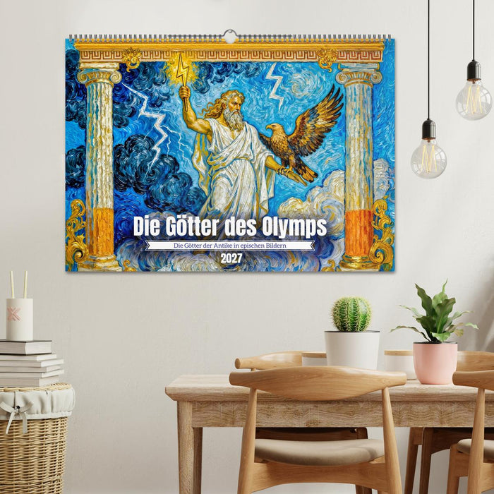 Die Götter des Olymps - Die Götter der Antike in epischen Bildern (CALVENDO Wandkalender 2027)