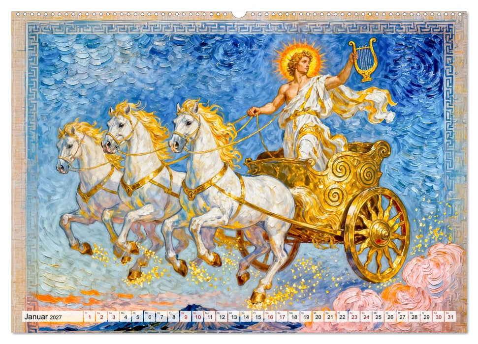 Die Götter des Olymps - Die Götter der Antike in epischen Bildern (CALVENDO Premium Wandkalender 2027)