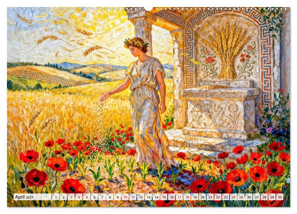 Die Götter des Olymps - Die Götter der Antike in epischen Bildern (CALVENDO Premium Wandkalender 2027)