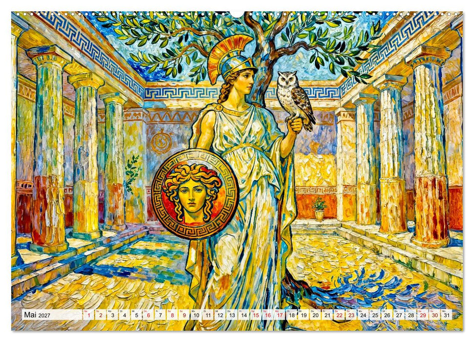 Die Götter des Olymps - Die Götter der Antike in epischen Bildern (CALVENDO Premium Wandkalender 2027)