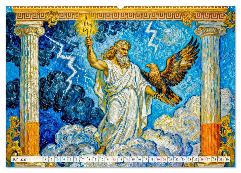 Die Götter des Olymps - Die Götter der Antike in epischen Bildern (CALVENDO Premium Wandkalender 2027)