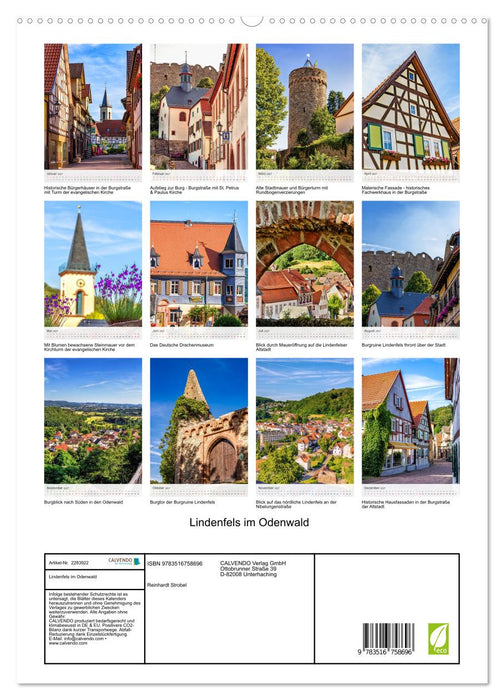 Lindenfels im Odenwald (CALVENDO Premium Wandkalender 2027)