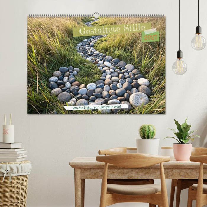 Gestaltete Stille - Wo die Natur zur Skulptur wird (CALVENDO Wandkalender 2027)