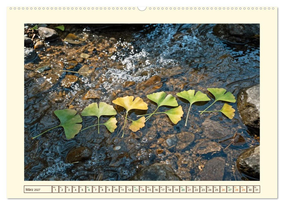 Gestaltete Stille - Wo die Natur zur Skulptur wird (CALVENDO Wandkalender 2027)