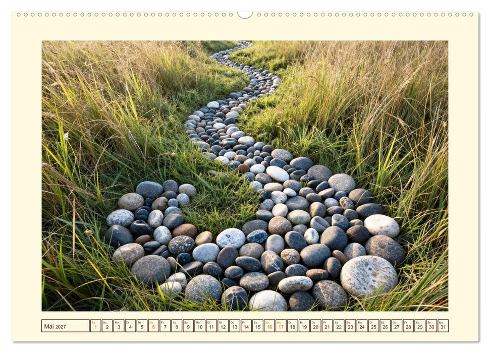 Gestaltete Stille - Wo die Natur zur Skulptur wird (CALVENDO Wandkalender 2027)