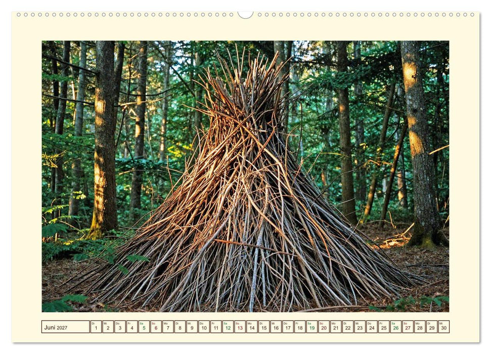 Gestaltete Stille - Wo die Natur zur Skulptur wird (CALVENDO Wandkalender 2027)