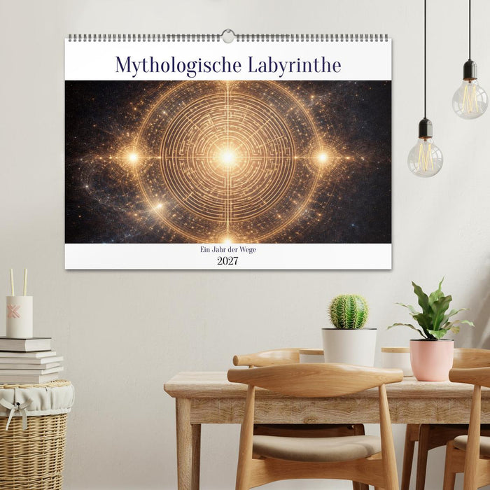 Mythologische Labyrinthe (CALVENDO Wandkalender 2027)