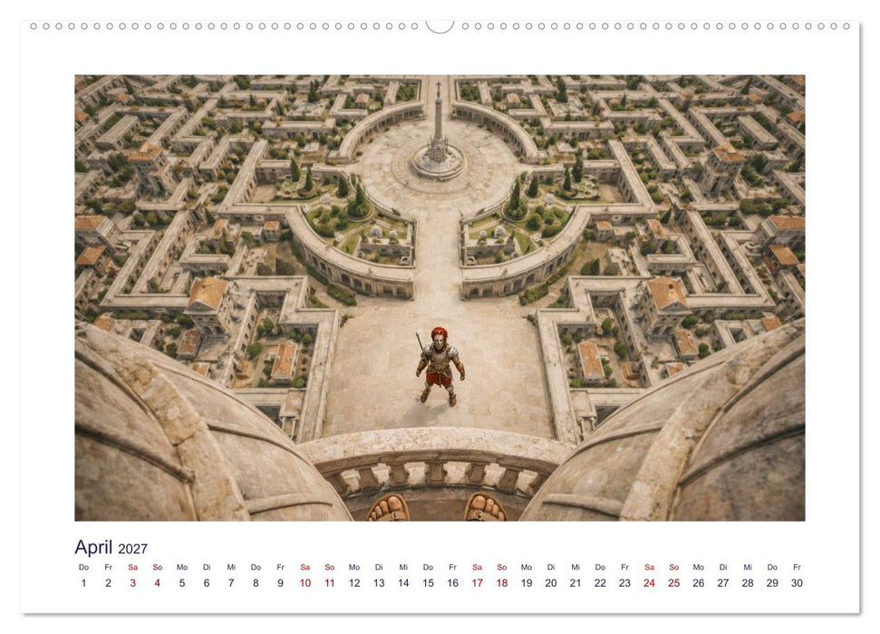 Mythologische Labyrinthe (CALVENDO Wandkalender 2027)