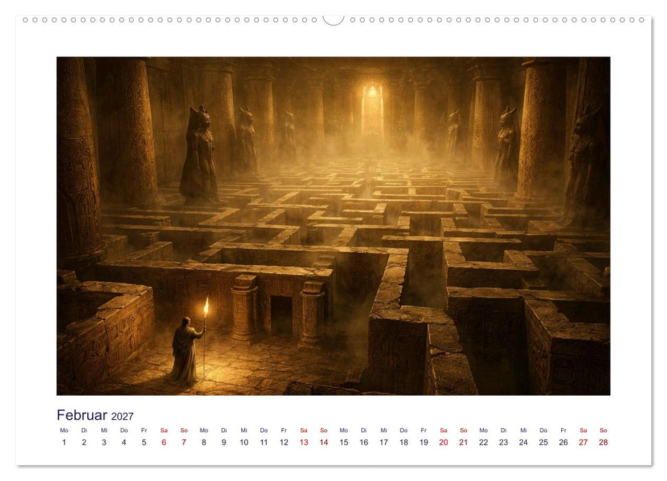 Mythologische Labyrinthe (CALVENDO Premium Wandkalender 2027)