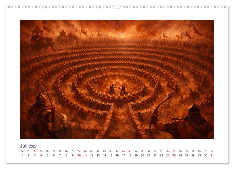 Mythologische Labyrinthe (CALVENDO Premium Wandkalender 2027)