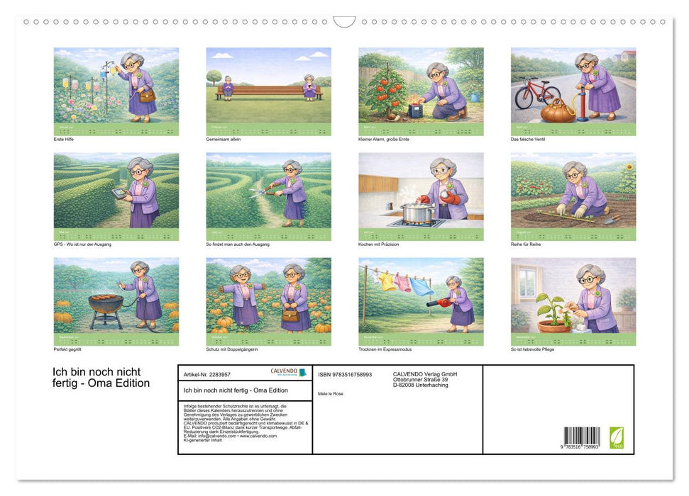 Ich bin noch nicht fertig - Oma Edition (CALVENDO Wandkalender 2027)