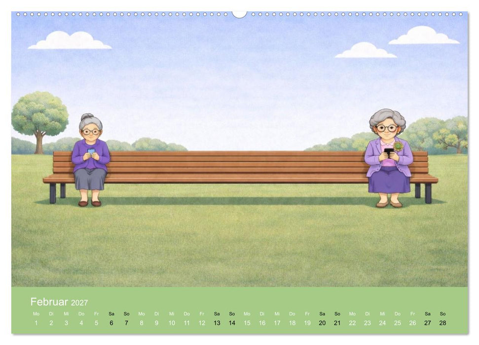 Ich bin noch nicht fertig - Oma Edition (CALVENDO Wandkalender 2027)