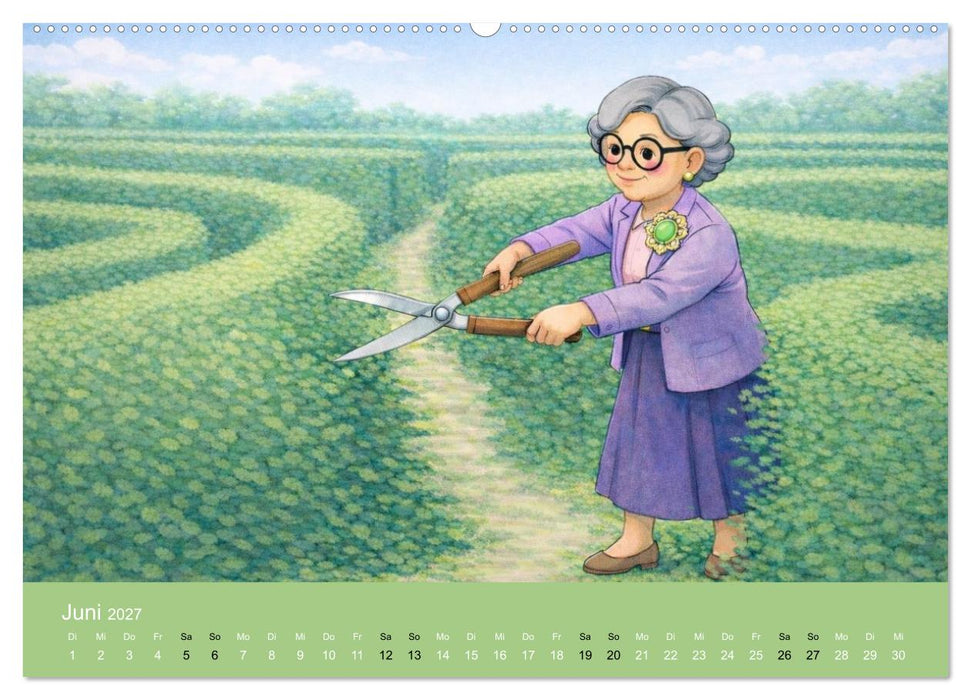 Ich bin noch nicht fertig - Oma Edition (CALVENDO Wandkalender 2027)