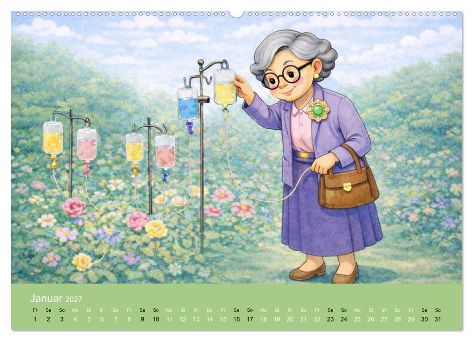 Ich bin noch nicht fertig - Oma Edition (CALVENDO Premium Wandkalender 2027)