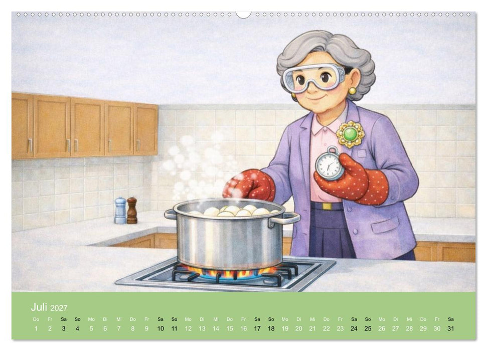 Ich bin noch nicht fertig - Oma Edition (CALVENDO Premium Wandkalender 2027)